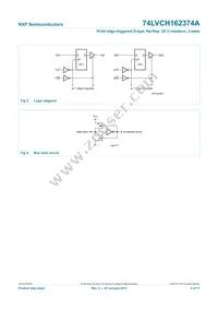 74LVCH162374ADGG Datasheet Page 4