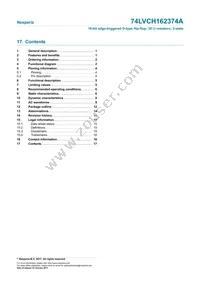 74LVCH162374ADL Datasheet Page 17