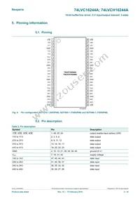 74LVCH16244AEV Datasheet Page 3