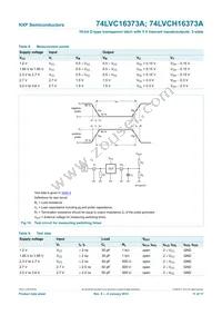 74LVCH16373ADGG Datasheet Page 12