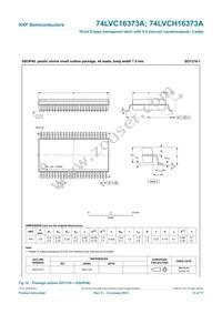 74LVCH16373ADGG Datasheet Page 14