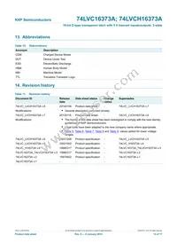 74LVCH16373ADGG Datasheet Page 15