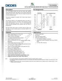 74LVCH244AQ20-13 Datasheet Cover