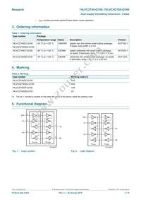 74LVCH2T45DC-Q100H Datasheet Page 2