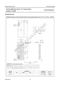 74LVCH32244AEC/G Datasheet Page 12