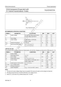 74LVCH32373AEC/G Datasheet Page 6