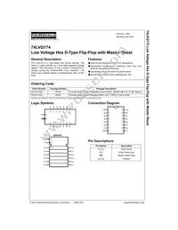 74LVQ174SCX Datasheet Cover