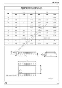 74LVQ373TTR Datasheet Page 9