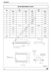 74LVQ573TTR Datasheet Page 8