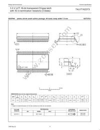 74LVT162373DGG Datasheet Page 10