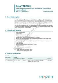 74LVT162373DL Datasheet Cover