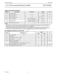 74LVT16240ADGG Datasheet Page 5