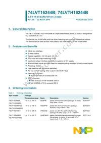 74LVT16244BBQ Datasheet Cover