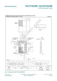 74LVT16245BBQ Datasheet Page 15