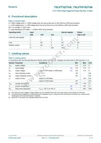 74LVT16374AEV Datasheet Page 4