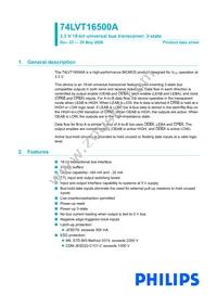 74LVT16500ADL Datasheet Page 2