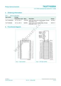 74LVT16500ADL Datasheet Page 3