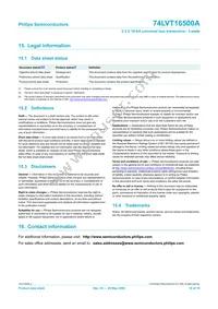 74LVT16500ADL Datasheet Page 19