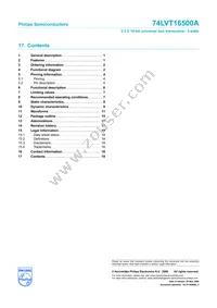 74LVT16500ADL Datasheet Page 20