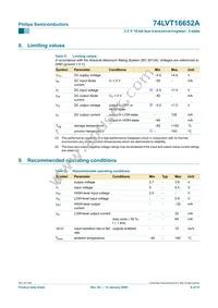 74LVT16652ADL Datasheet Page 10