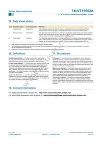 74LVT16652ADL Datasheet Page 21