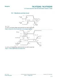 74LVTH2245DB Datasheet Page 7