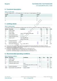 74LVTH244ABQ-Q100X Datasheet Page 4