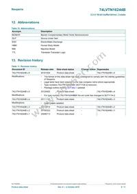 74LVTN16244BBX Datasheet Page 9