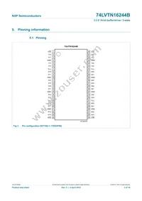 74LVTN16245BBQ Datasheet Page 4