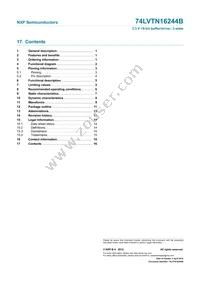 74LVTN16245BBQ Datasheet Page 17