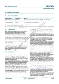 74LVU04PW Datasheet Page 18