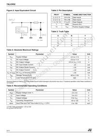 74LVX02MTR Datasheet Page 2