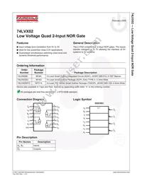 74LVX02SJ Datasheet Page 2