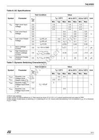 74LVX03TTR Datasheet Page 3