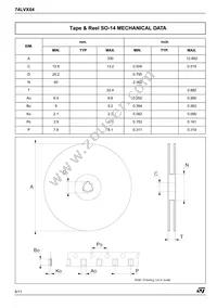 74LVX04MTR Datasheet Page 8