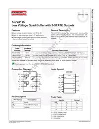 74LVX125SJ Datasheet Page 2
