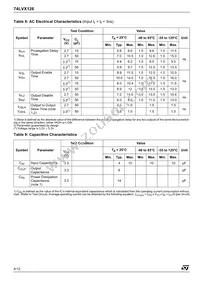 74LVX126TTR Datasheet Page 4