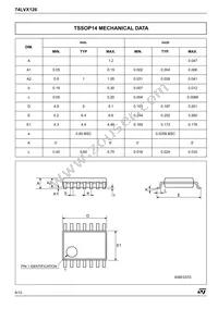 74LVX126TTR Datasheet Page 8