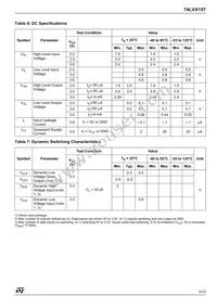 74LVX157MTR Datasheet Page 3
