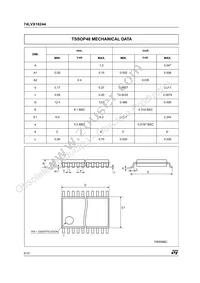 74LVX16244TTR Datasheet Page 8