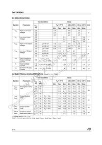 74LVX16245TTR Datasheet Page 4