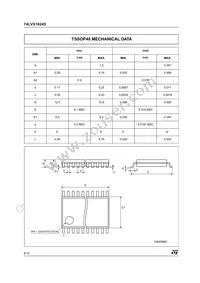 74LVX16245TTR Datasheet Page 8