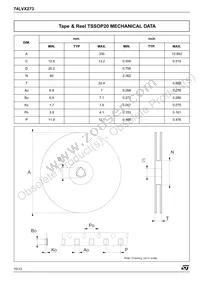 74LVX273TTR Datasheet Page 10