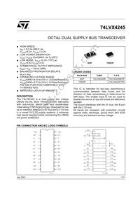 74LVX4245TTR Datasheet Cover