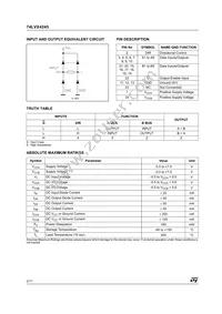 74LVX4245TTR Datasheet Page 2