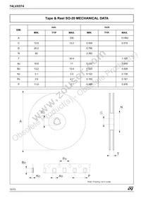 74LVX574TTR Datasheet Page 10