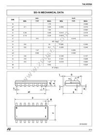 74LVX594TTR Datasheet Page 9