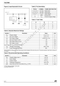 74LVX86TTR Datasheet Page 2