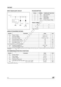 74V1G07STR Datasheet Page 2