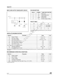 74V1T77STR Datasheet Page 2